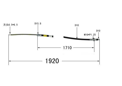 手刹线HYSTER 2026767 H1.50-2.00BX  A475  
