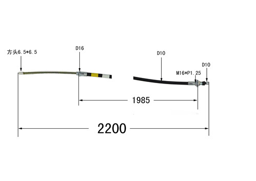 手刹线HYSTER 2026768 H1.50-2.00BX  A475  